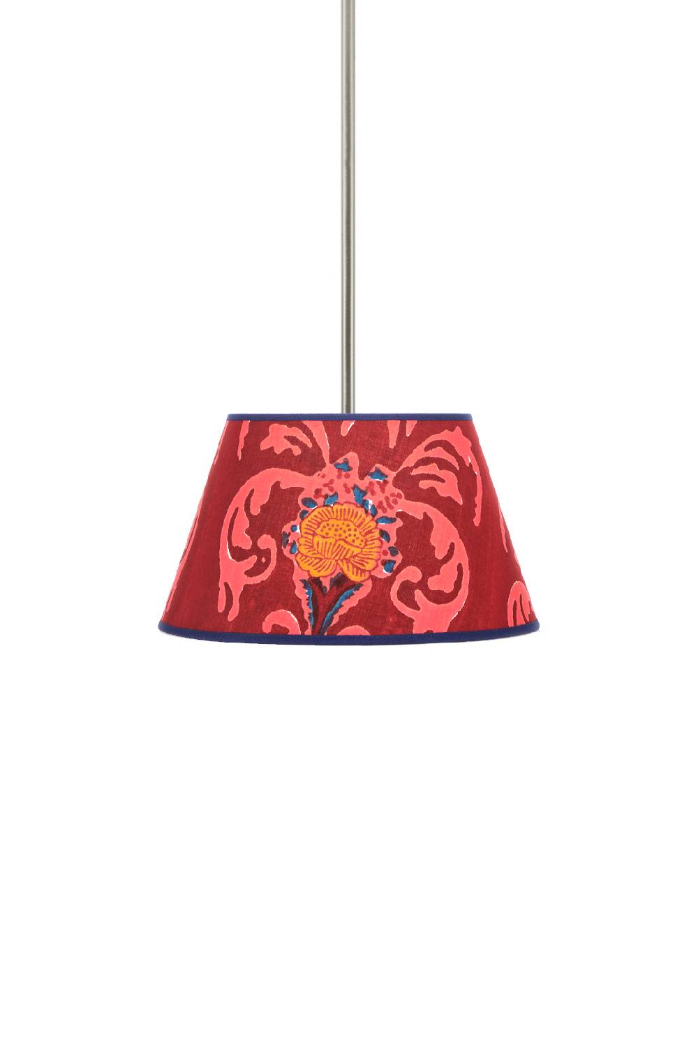 Lisa Corti Paralume Diam 25 Brocade Red