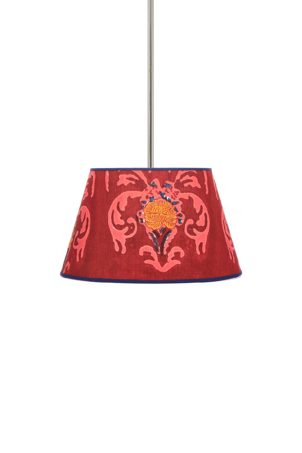 Lisa Corti Paralume Diam 30 Brocade Red