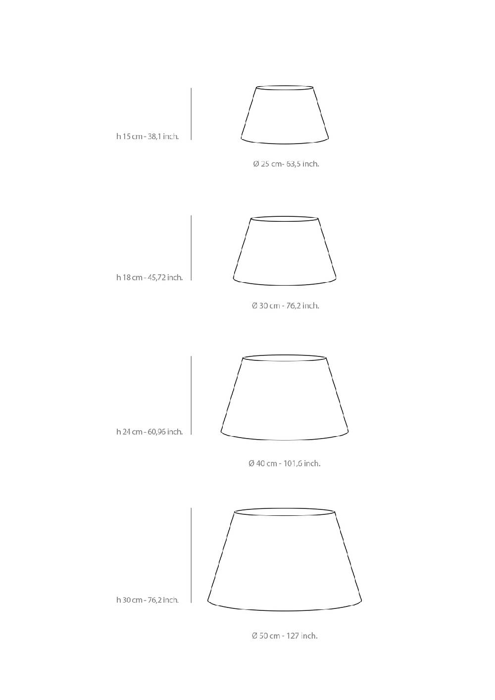 Lisa Corti Paralume Diam 40 Ortensia Peach