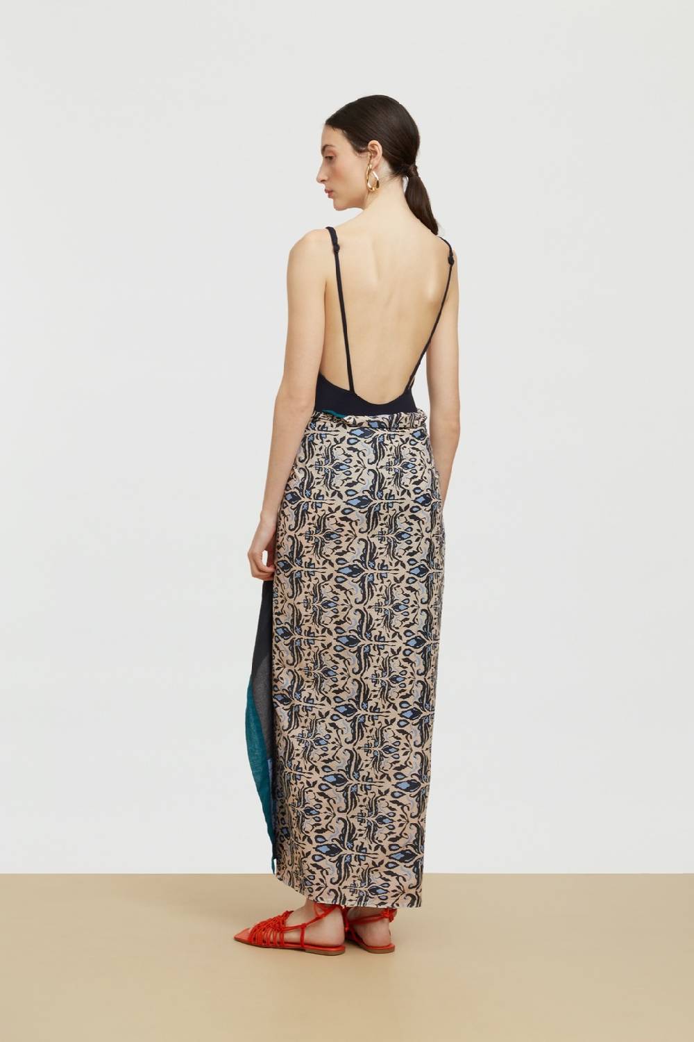 Lisa Corti Pareo Abhanery Damasque Black