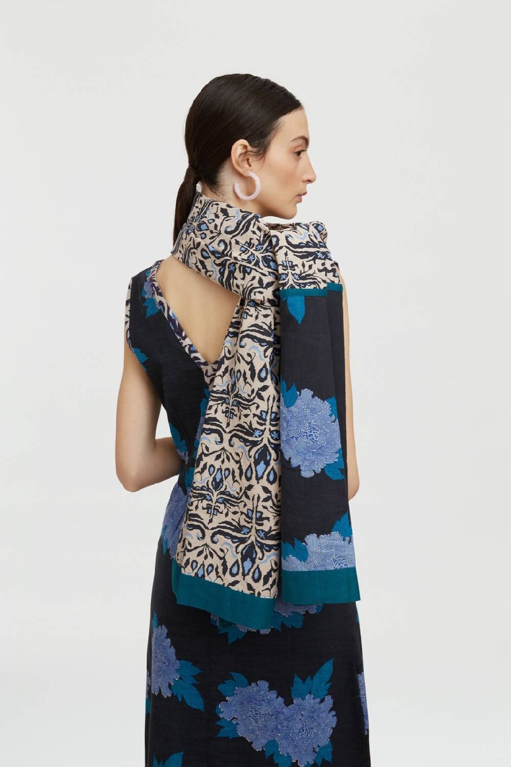 Lisa Corti Pareo Abhanery Damasque Black