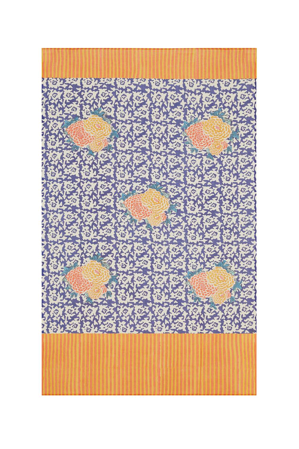 Lisa Corti Pareo Arabesque Corolla Blue Natural