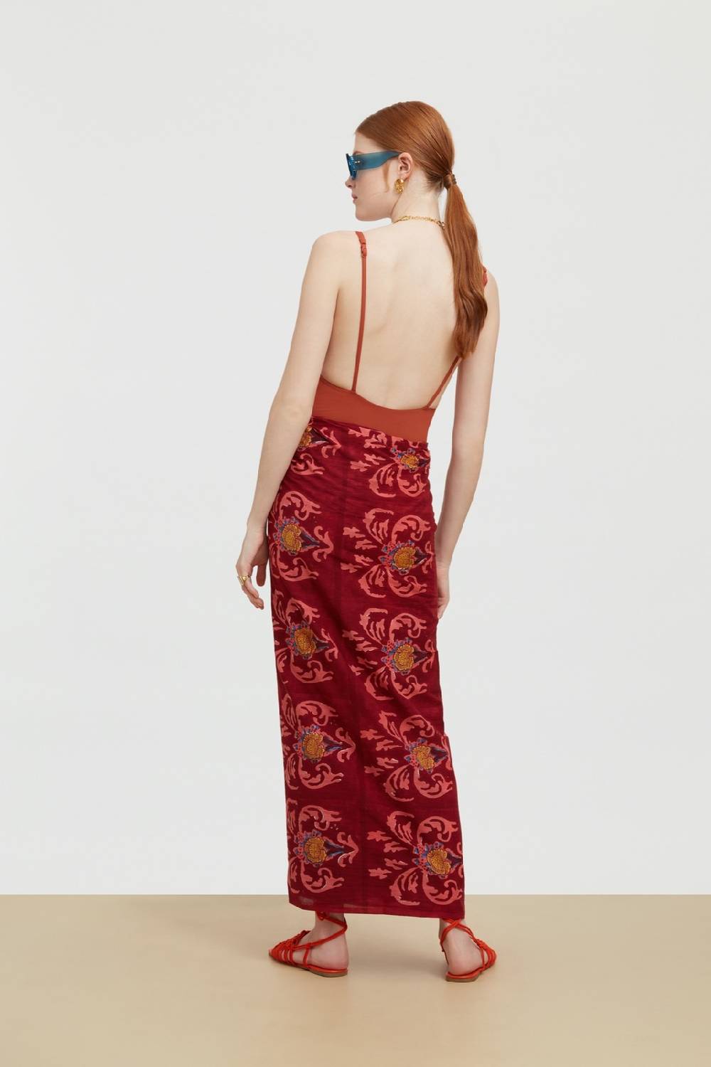 Lisa Corti Pareo Brocade Royal Blue