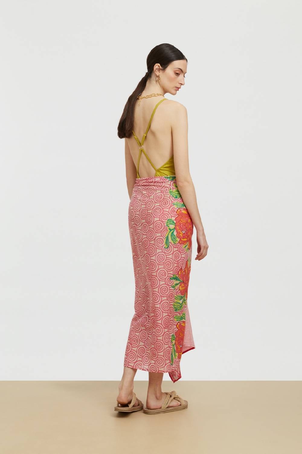 Lisa Corti Pareo Camelia Magenta Pink