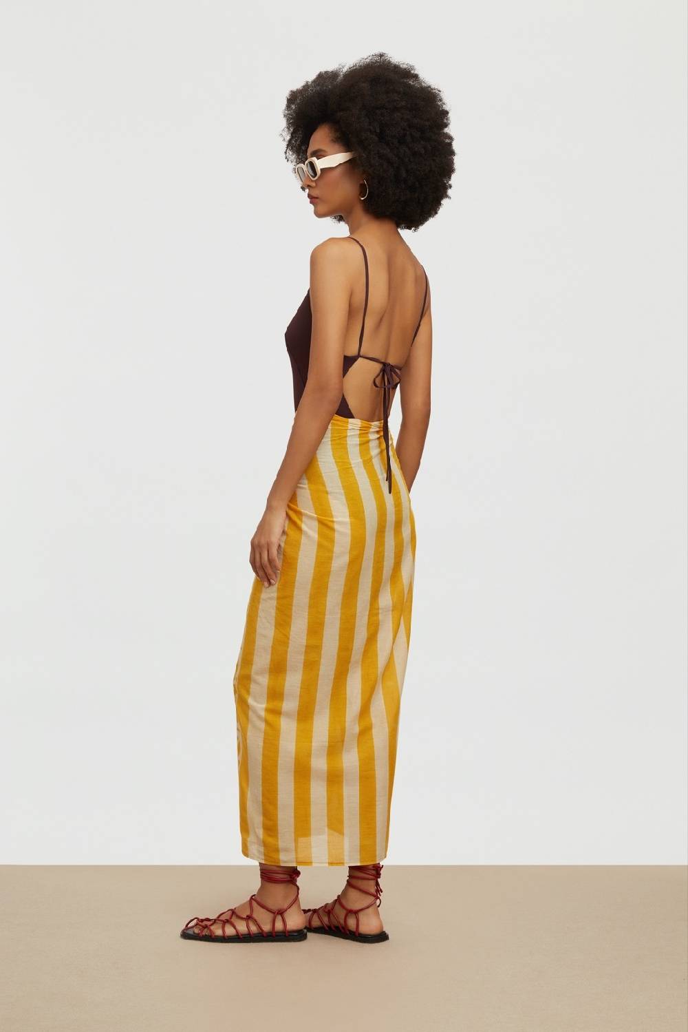 Lisa Corti Pareo Damask Design Gold