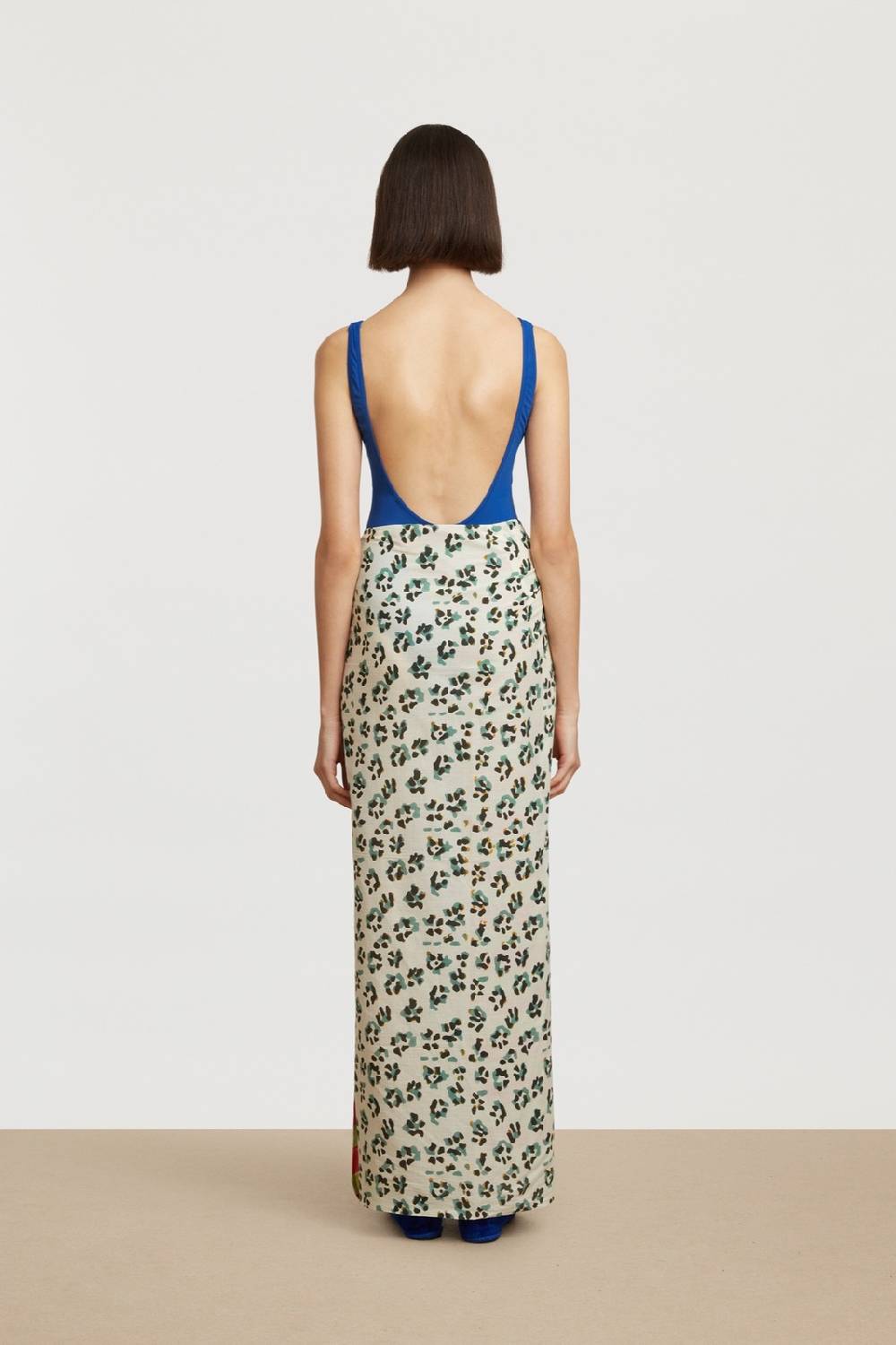 Lisa Corti Pareo Leopard Stripes Sky