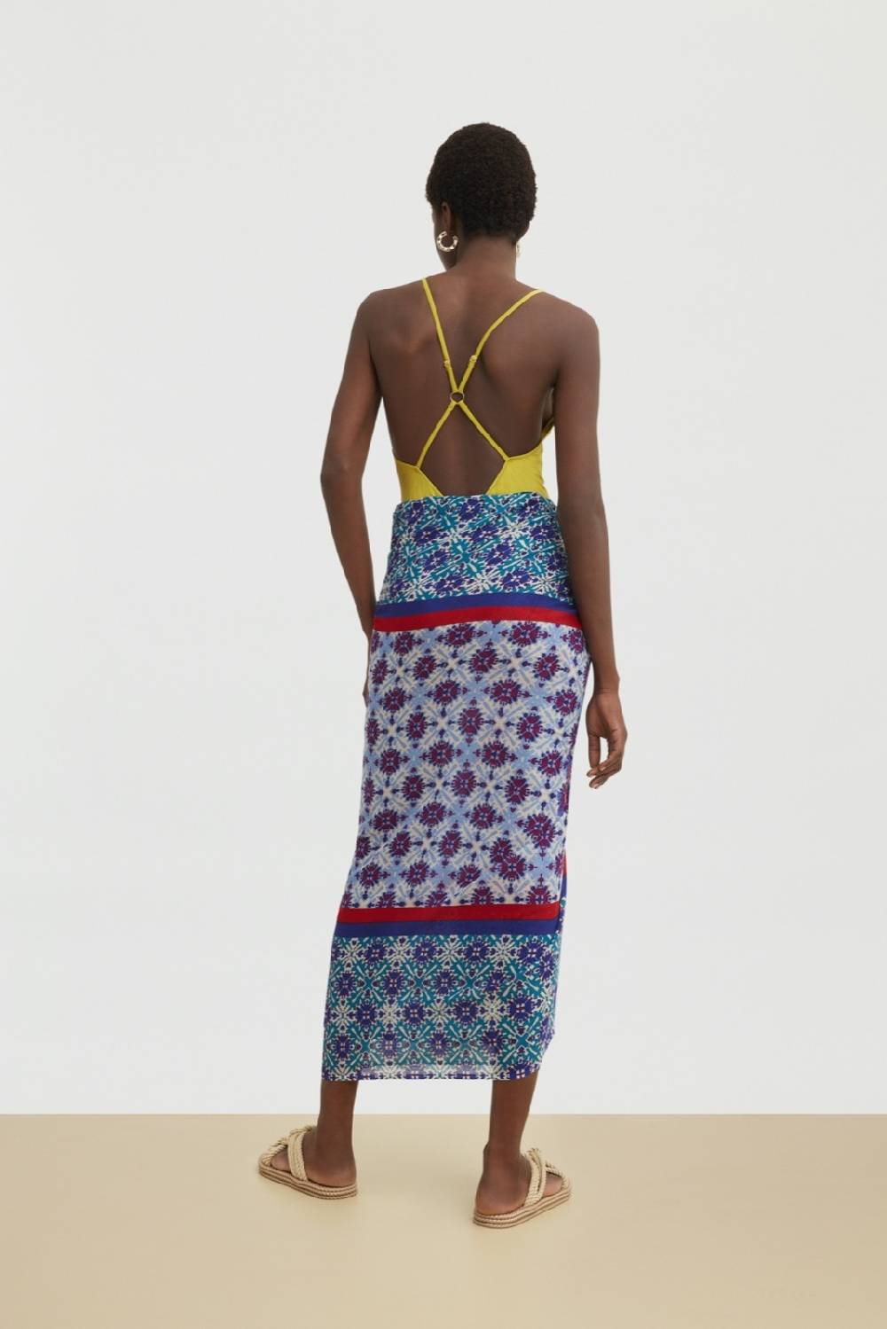 Lisa Corti Pareo Naga Garden Blue