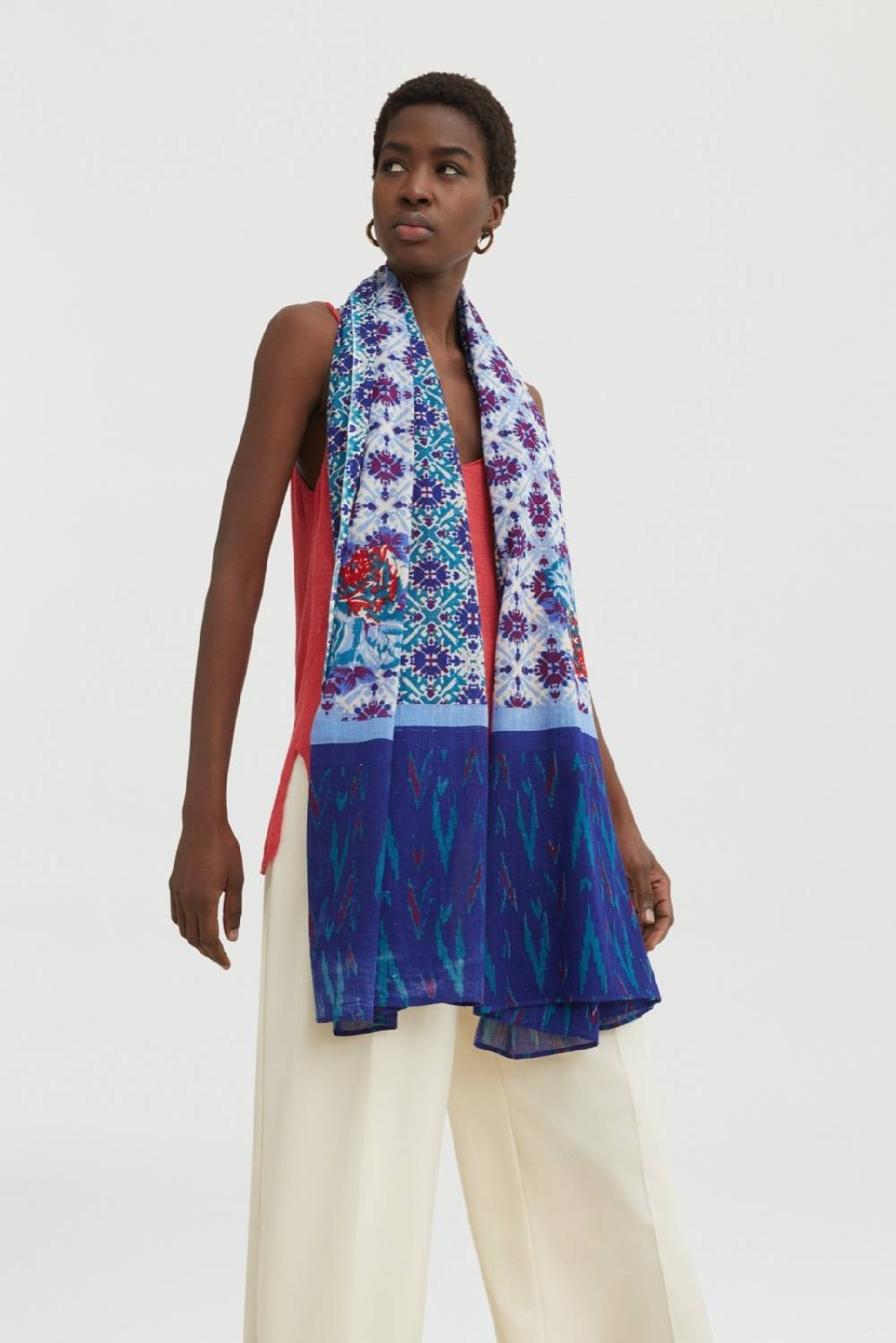 Lisa Corti Pareo Naga Garden Blue