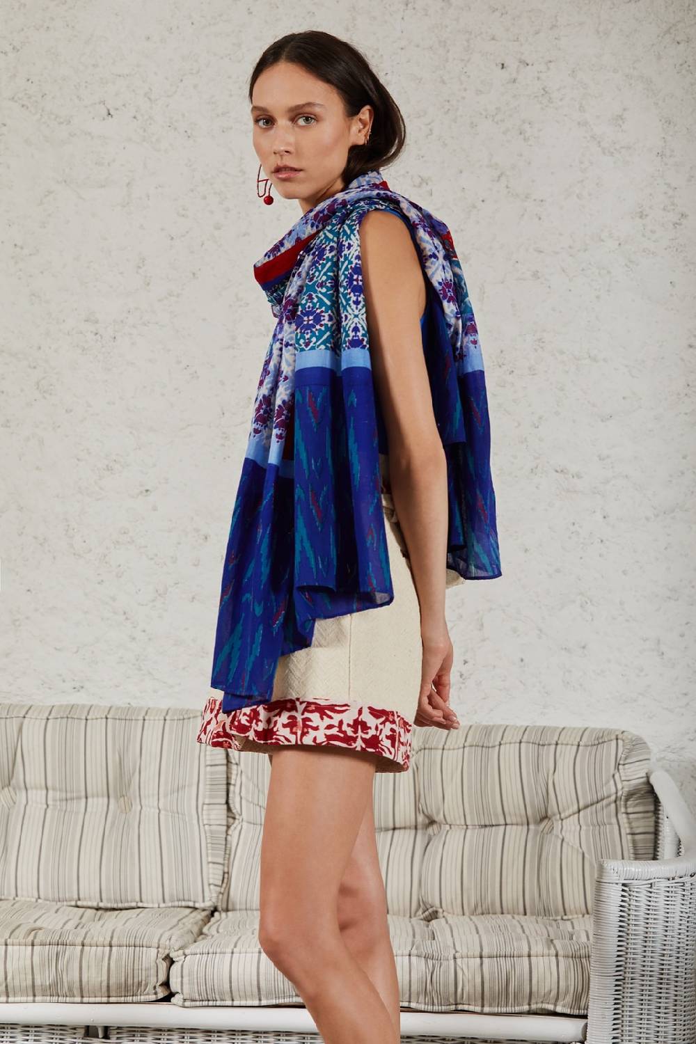 Lisa Corti Pareo Naga Garden Blue