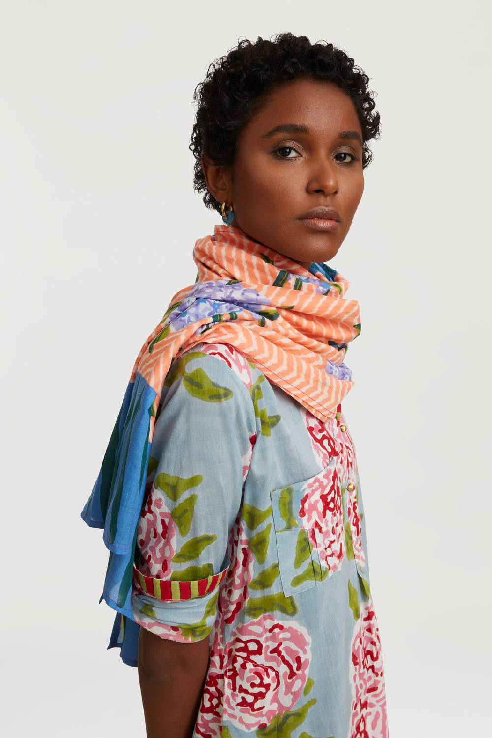 Lisa Corti Pareo Oleander Lilac Peach