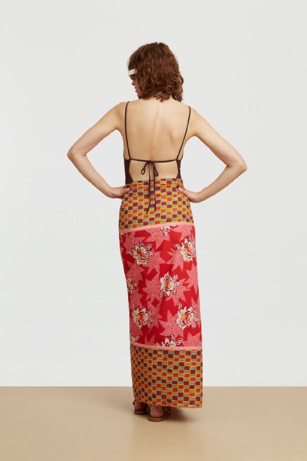 Lisa Corti Pareo Star Flower Red