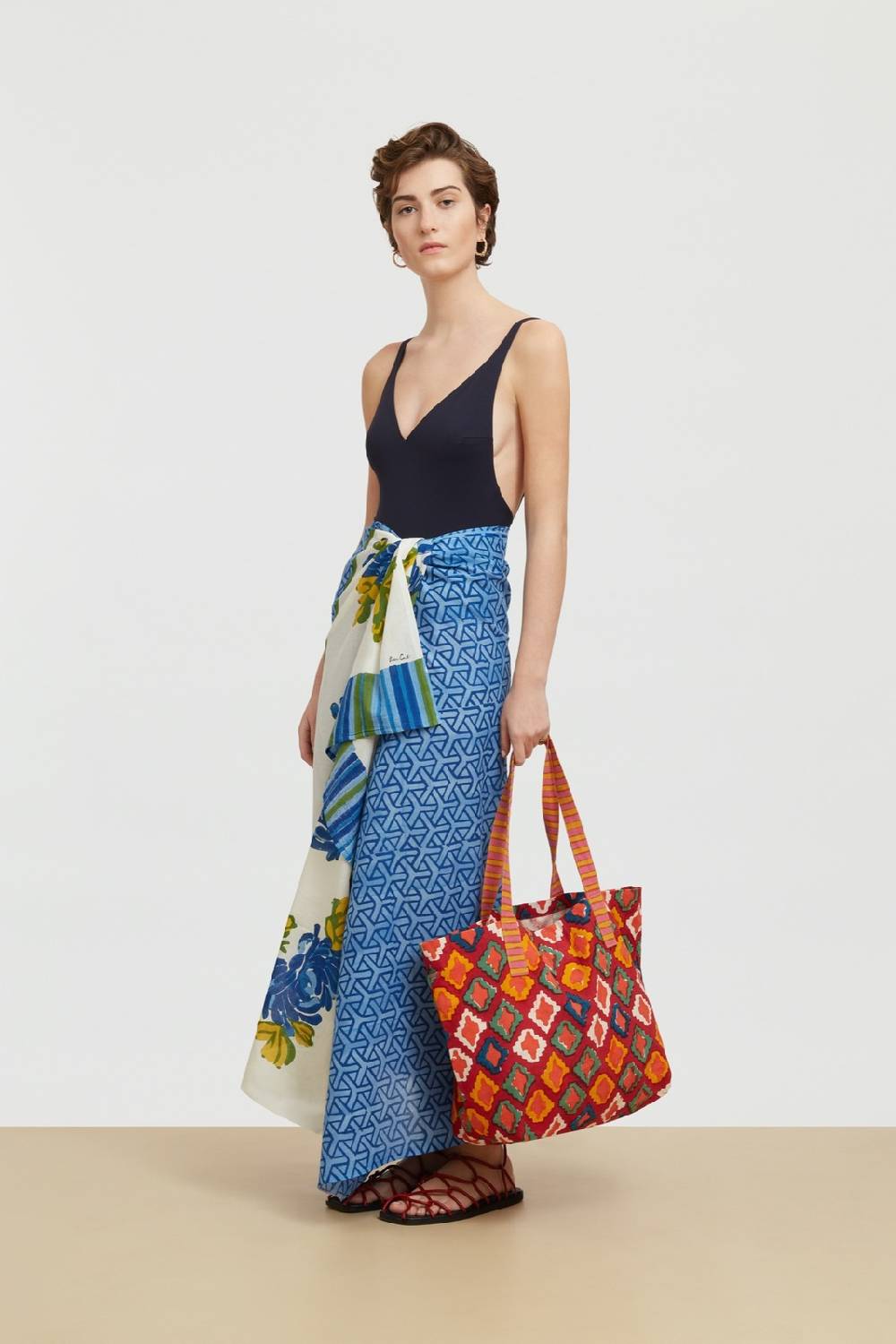 Lisa Corti Pareo Vienna Blue Cream