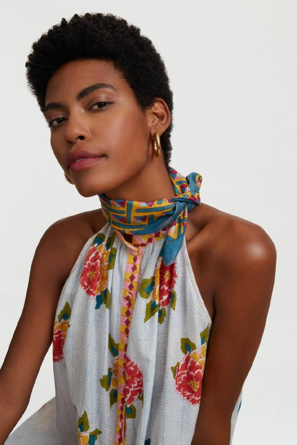 Lisa Corti Pochette Seta Giza Gold