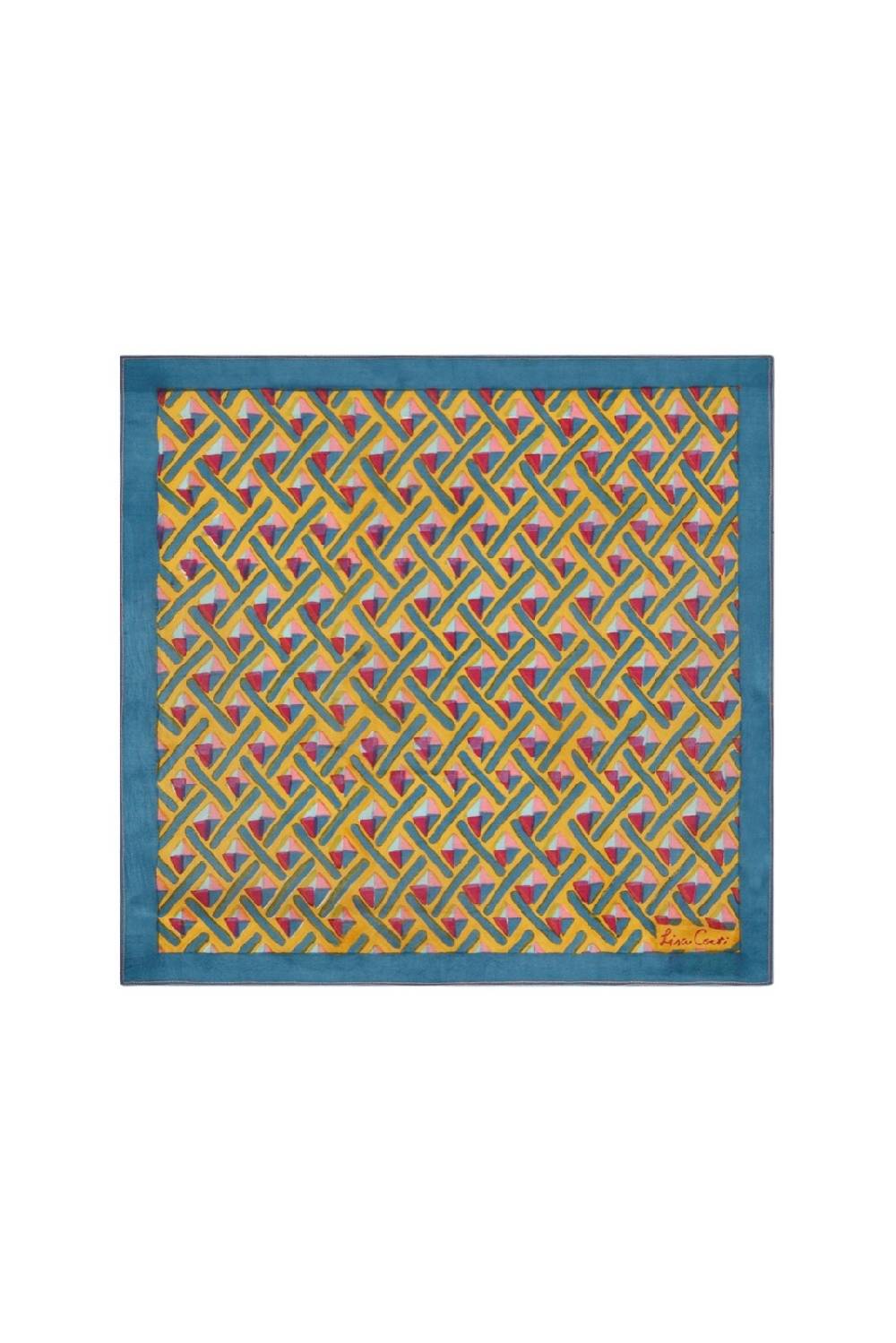 Lisa Corti pochette seta giza gold