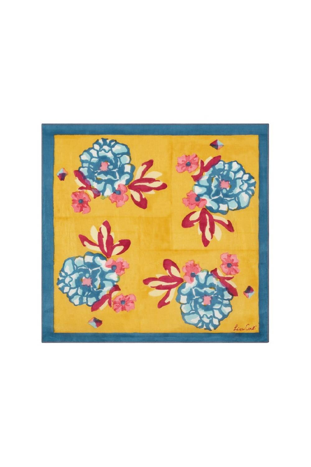 Lisa Corti pochette seta ramye gold