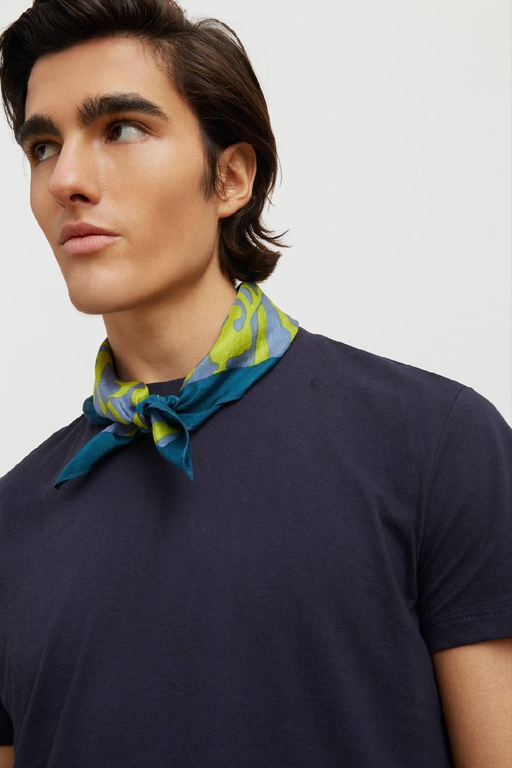 Lisa Corti pochette seta rosa spina glicine