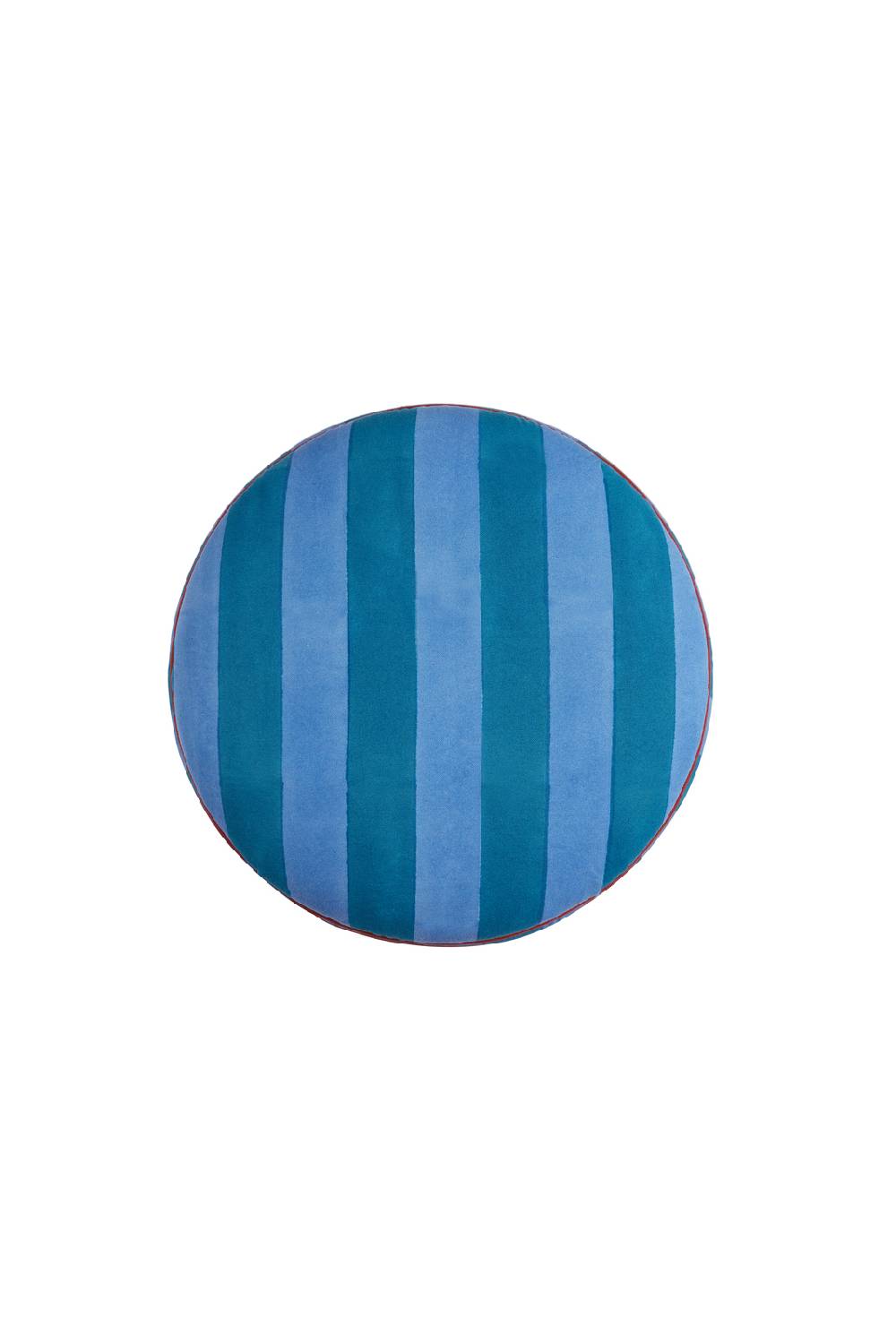 Lisa Corti Pouf Stripes Ferozi Sugar