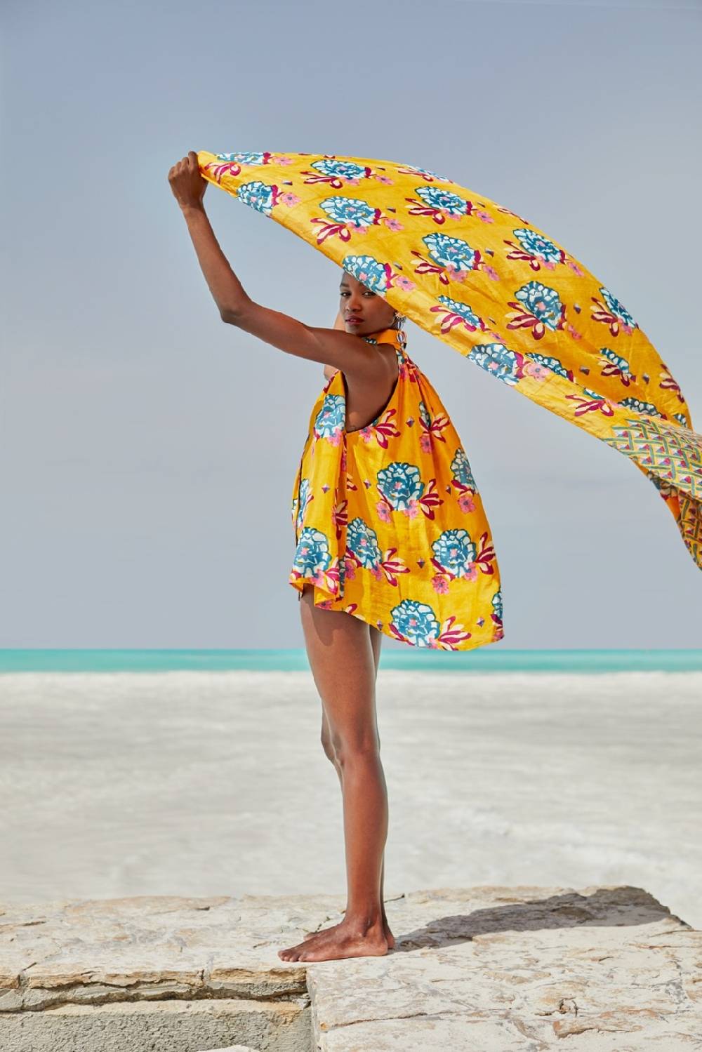 Lisa Corti scialle seta 100x200cm ramye gold