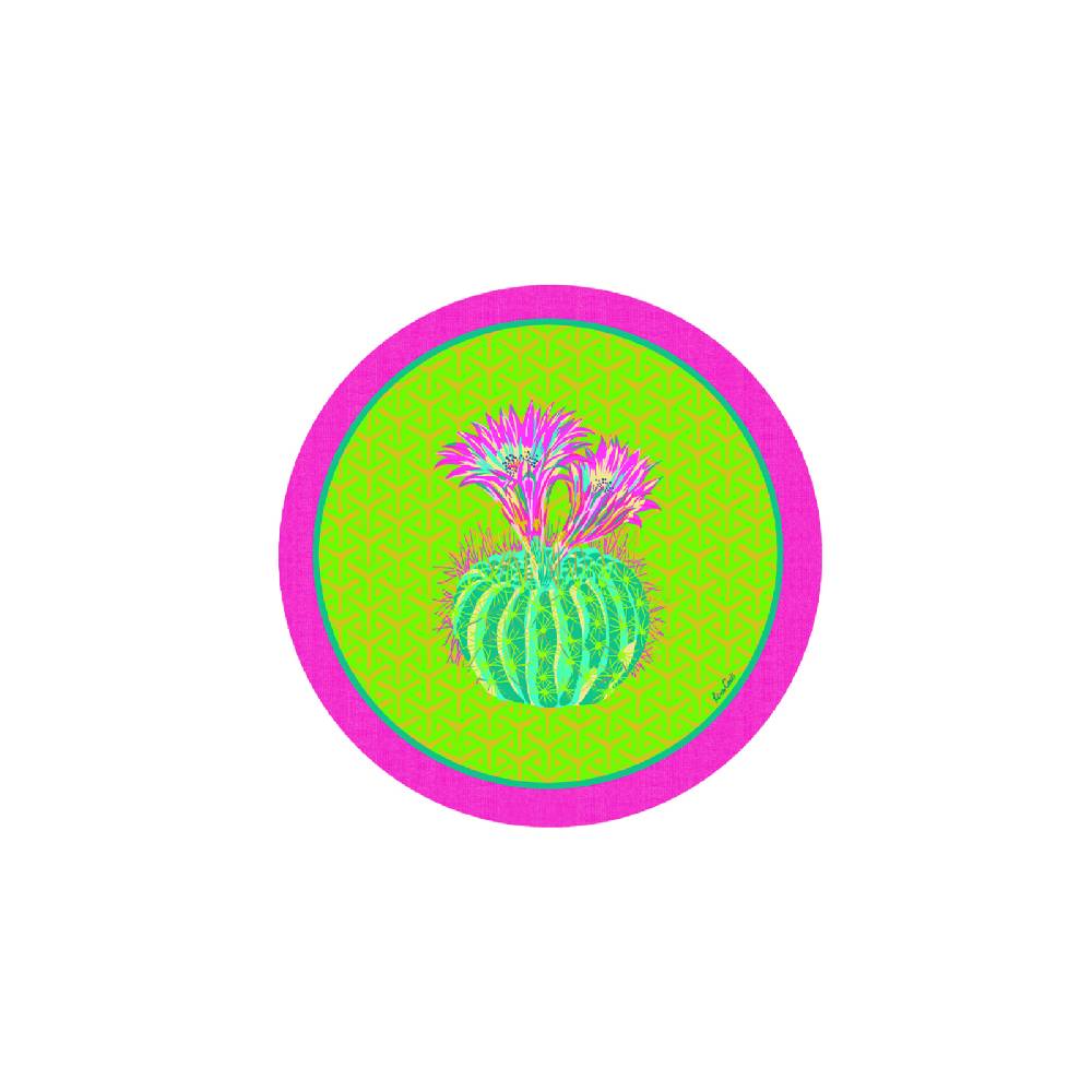 Lisa Corti sottobicchiere cactus acid green