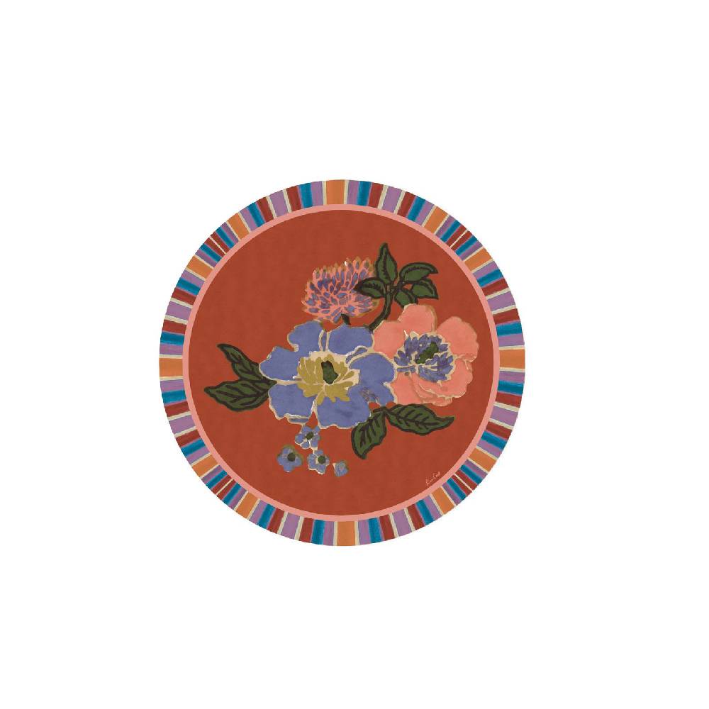 Lisa Corti sottobicchiere dandelion rust