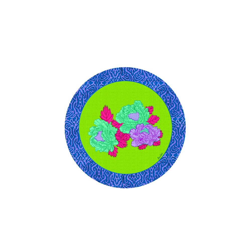 Lisa Corti sottobicchiere kauai peony acid green