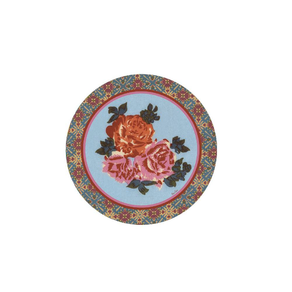 Lisa Corti sottobicchiere naga garden light blue