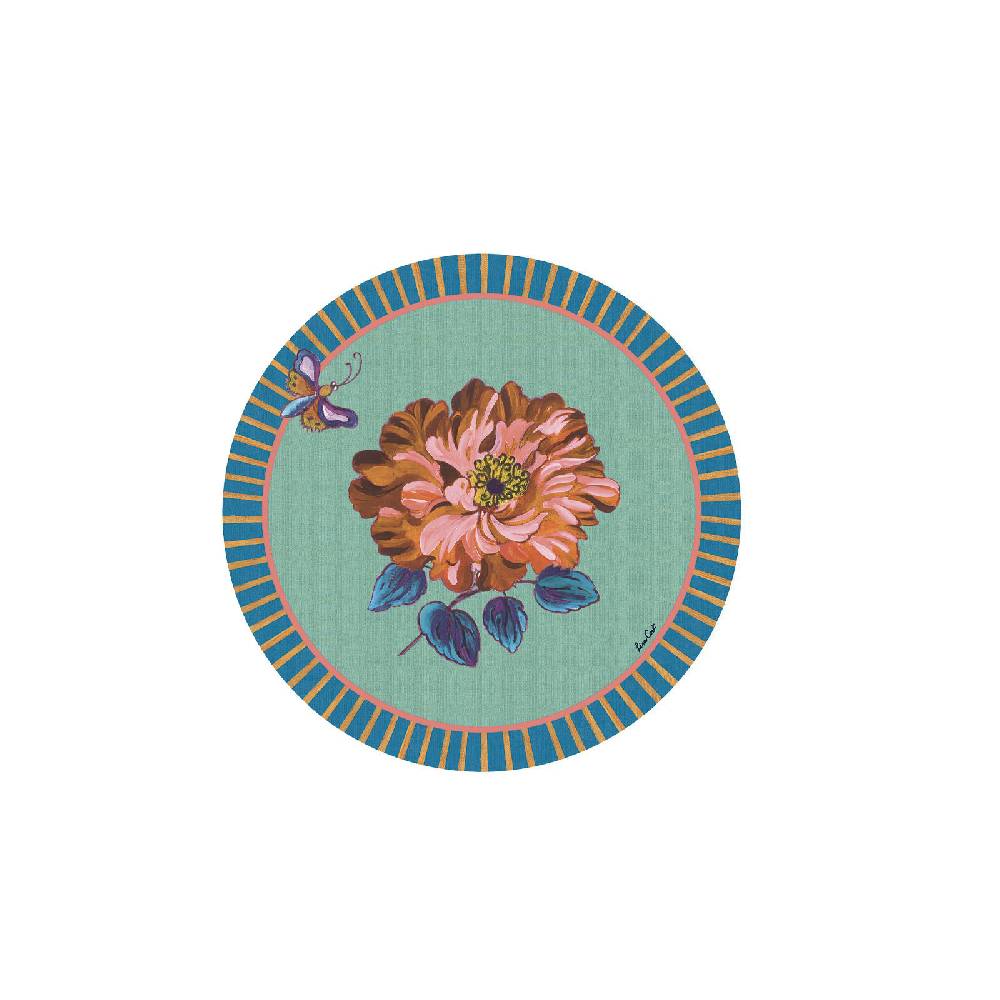 Lisa Corti sottobicchiere wild rose mint