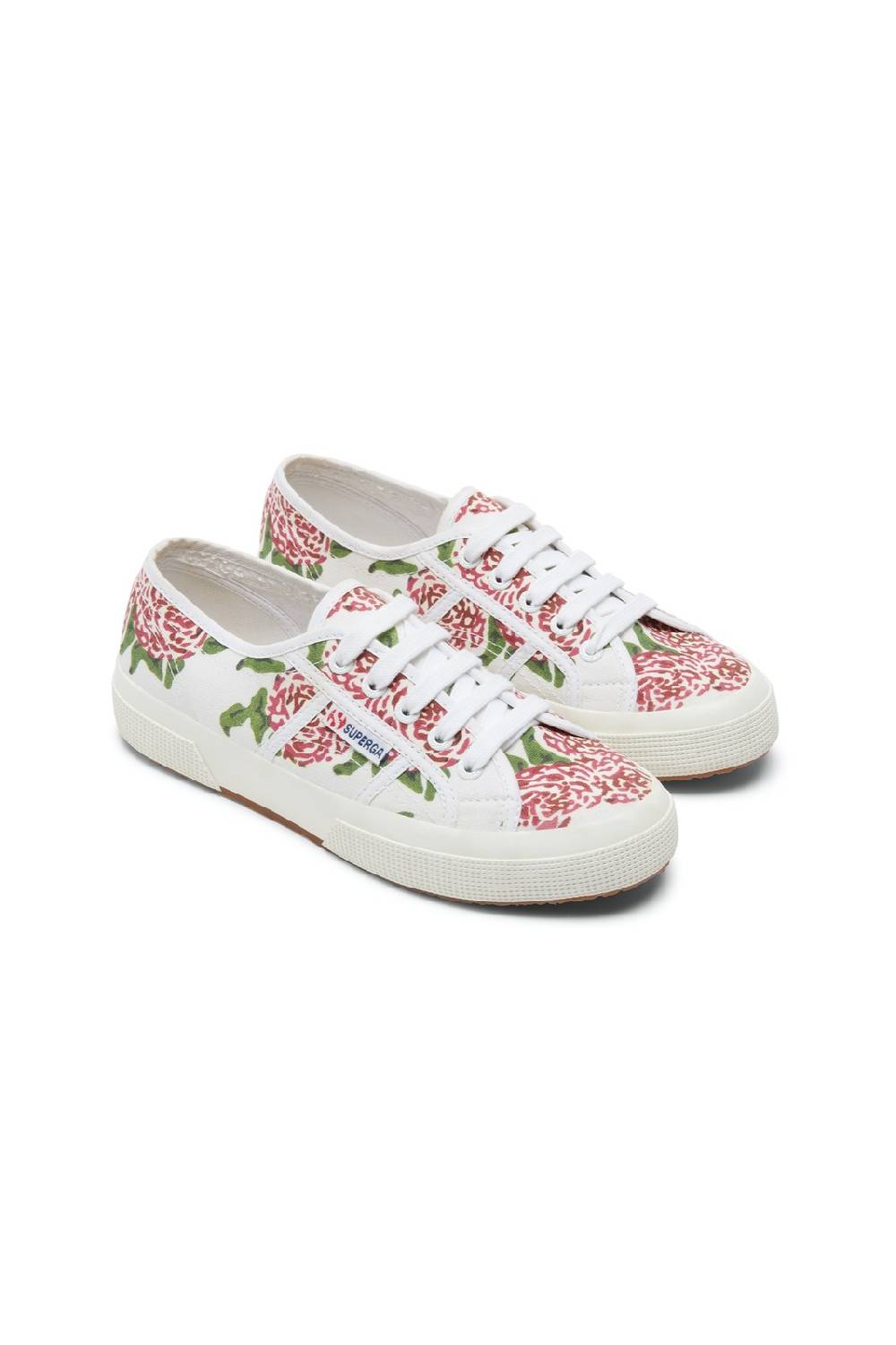Lisa Corti Superga Leopard Flower White