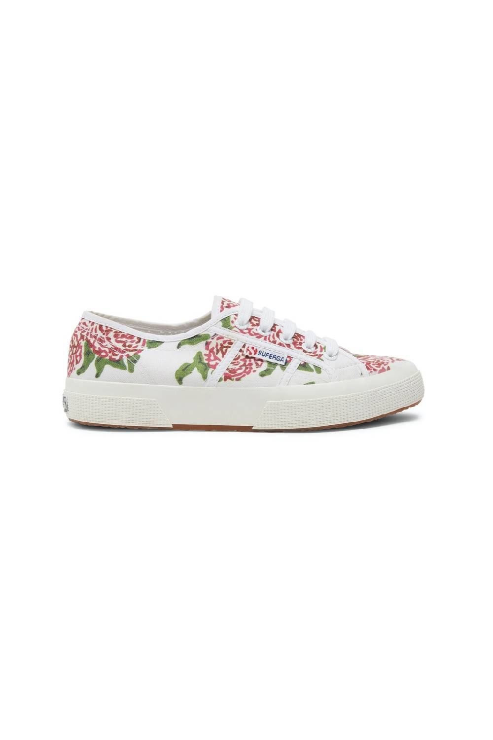 Lisa Corti Superga Leopard Flower White