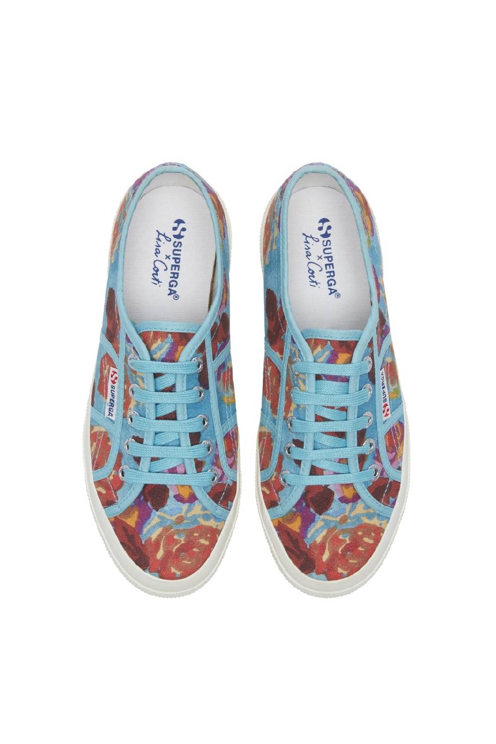 Lisa Corti superga nizam flower aqua