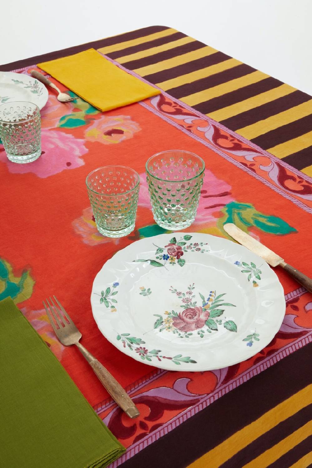 Lisa Corti Telo Cotone 220x220cm Nizam Red