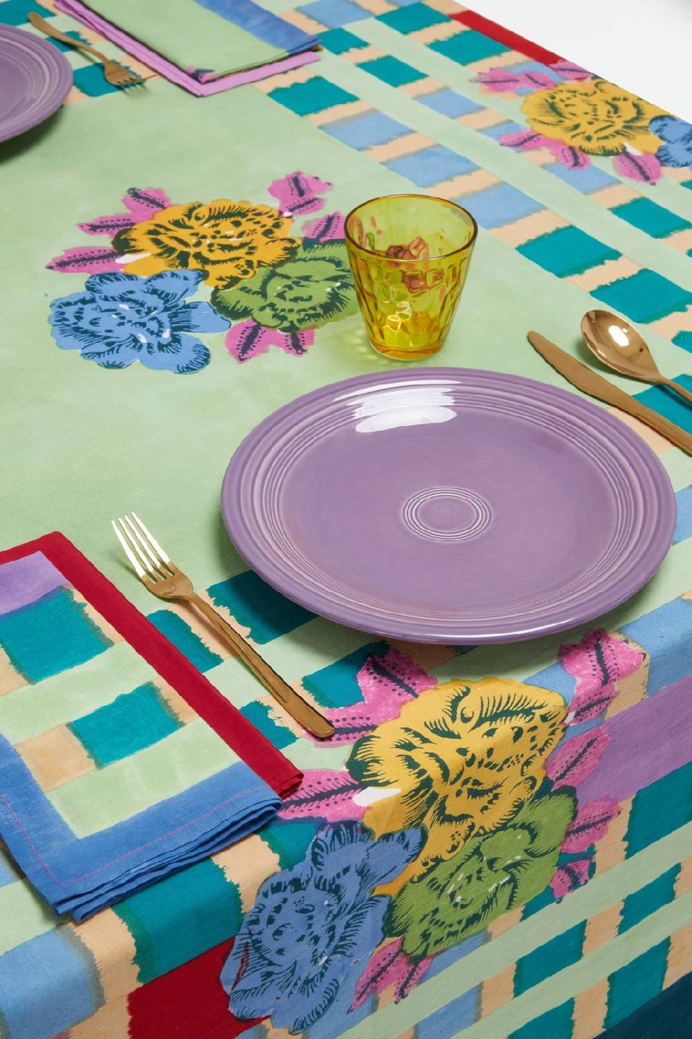 Lisa Corti Telo Cotone 220x270cm Ankara Aqua