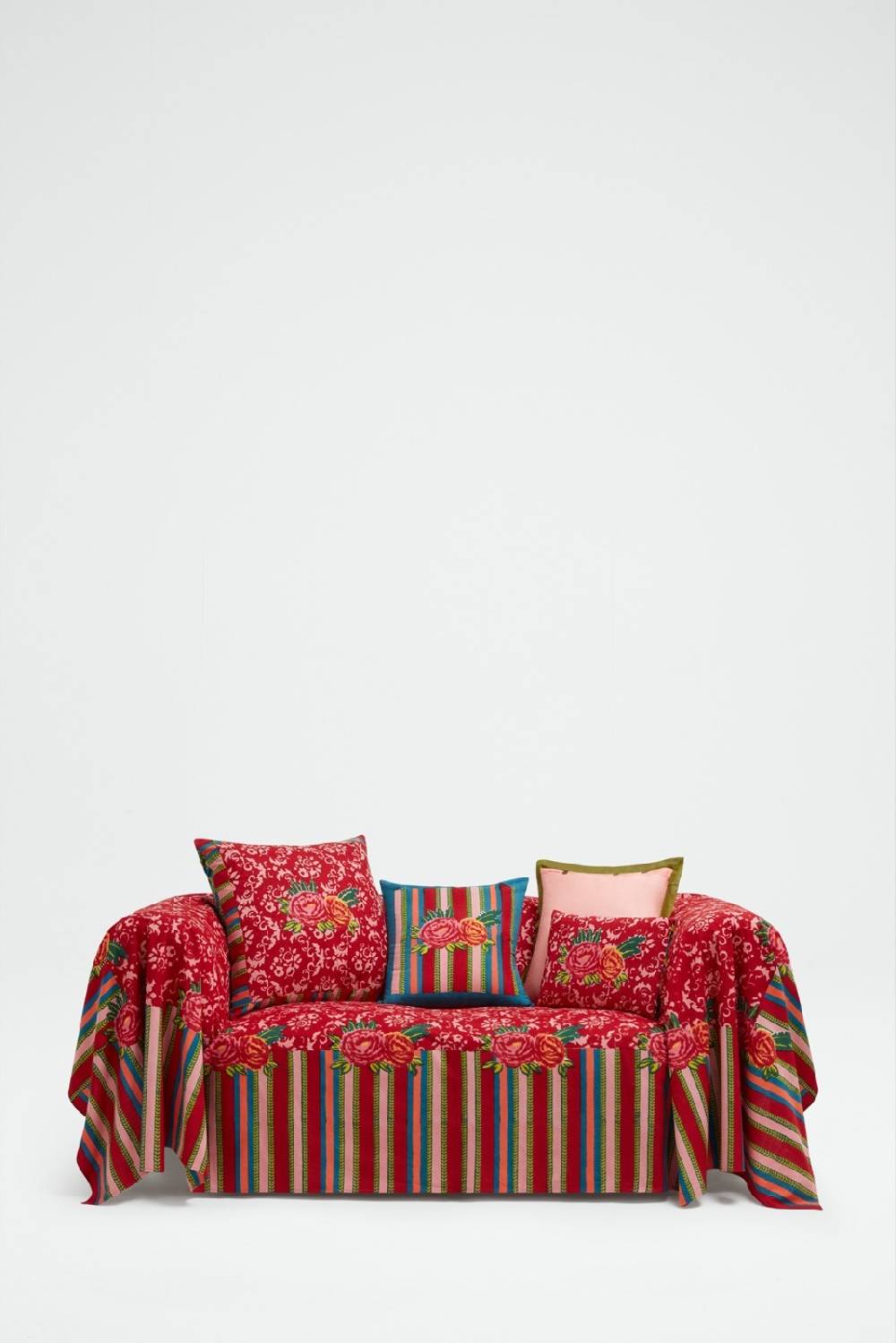 Lisa Corti Telo Cotone 220x270cm Love Red