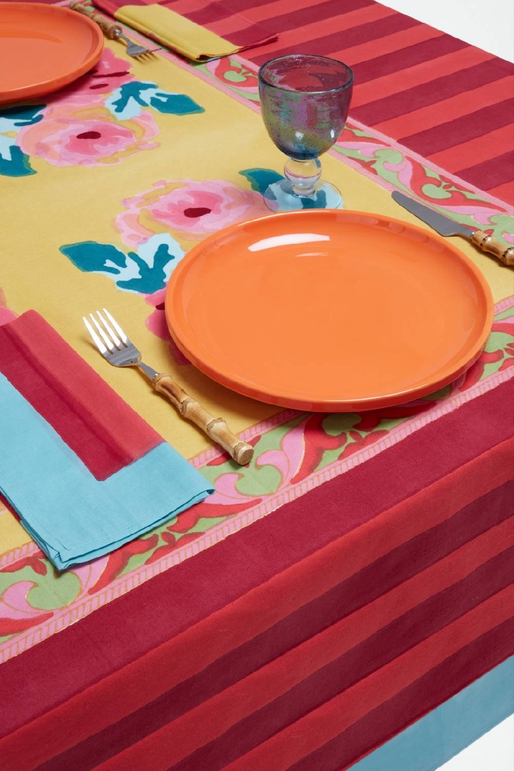 Lisa Corti Telo Cotone 220x270cm Nizam Sulphur