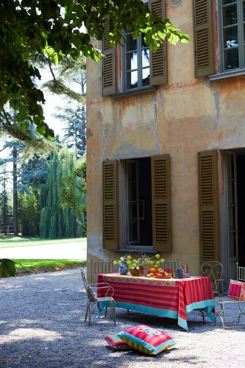 Lisa Corti Telo Cotone 220x270cm Nizam Sulphur