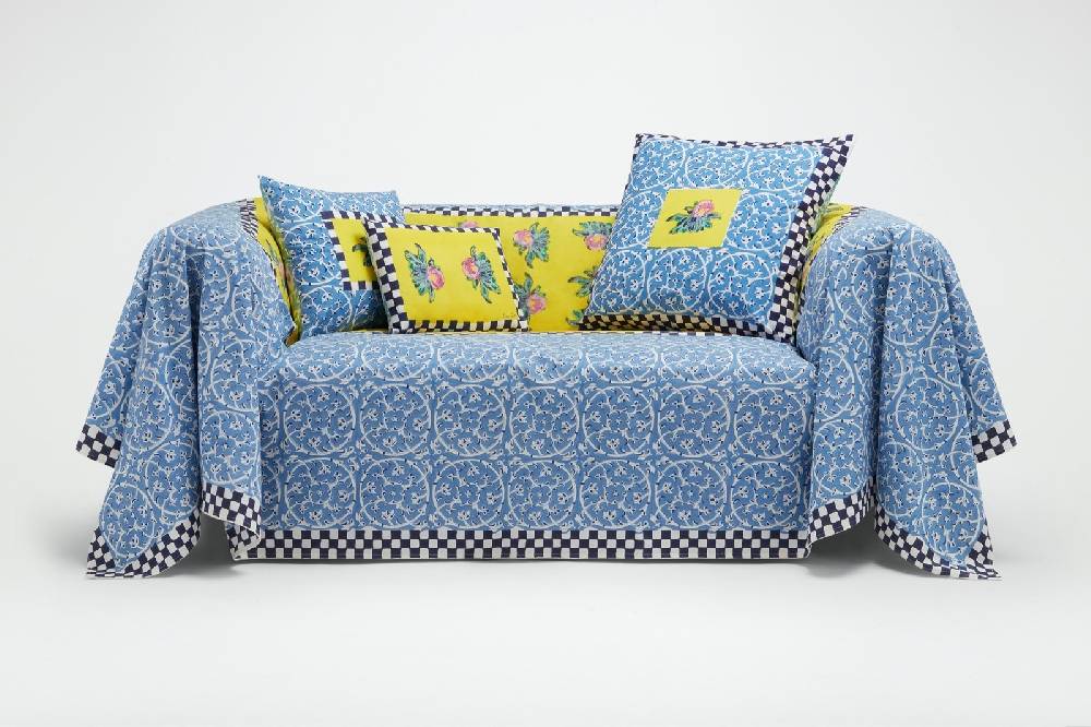 Lisa Corti Telo Cotone 220x270cm Tiles Yellow