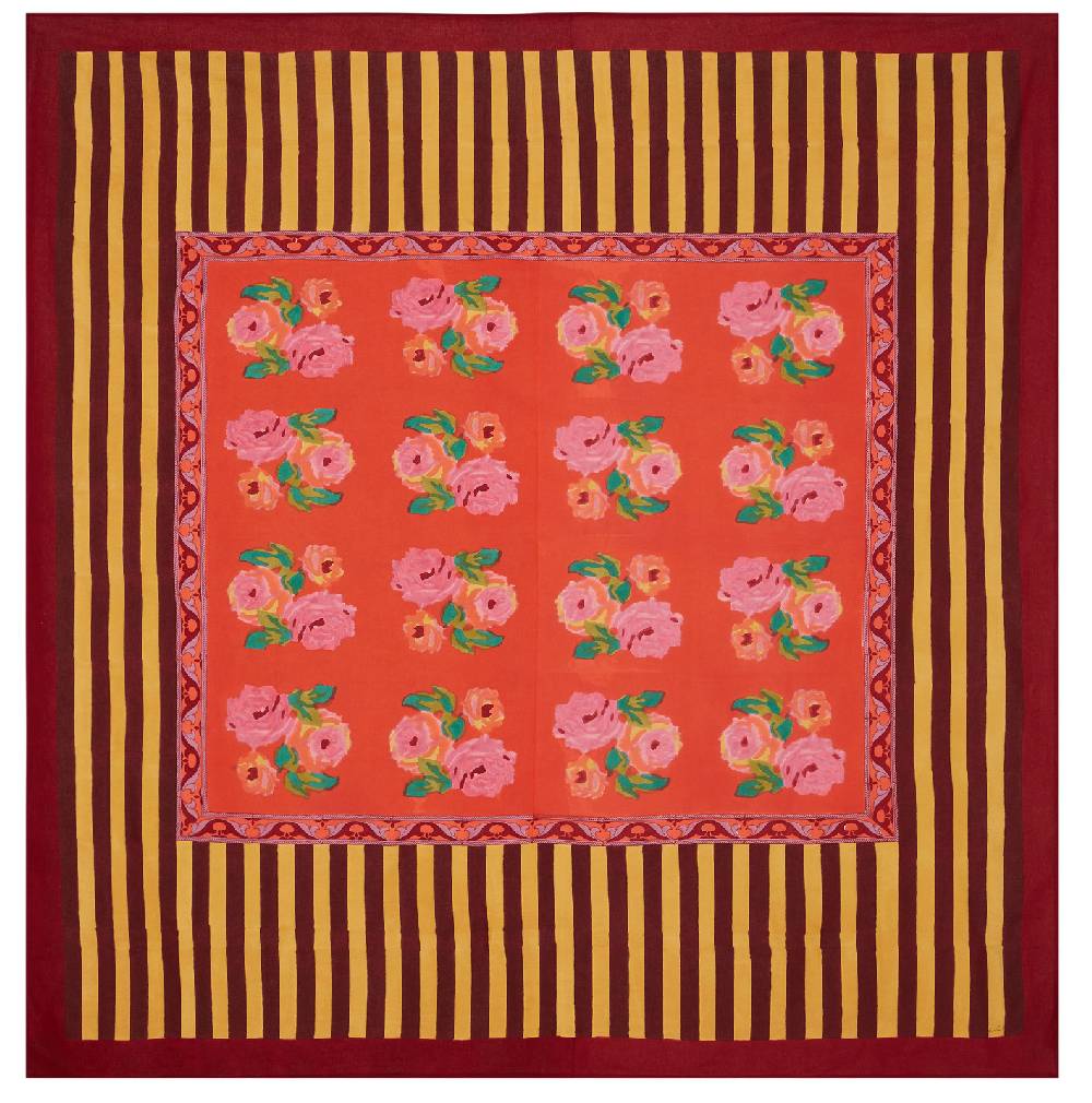 Lisa Corti telo cotone 250x270cm nizam red