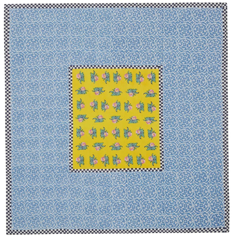 Lisa Corti Telo Cotone 250x270cm Tiles Yellow