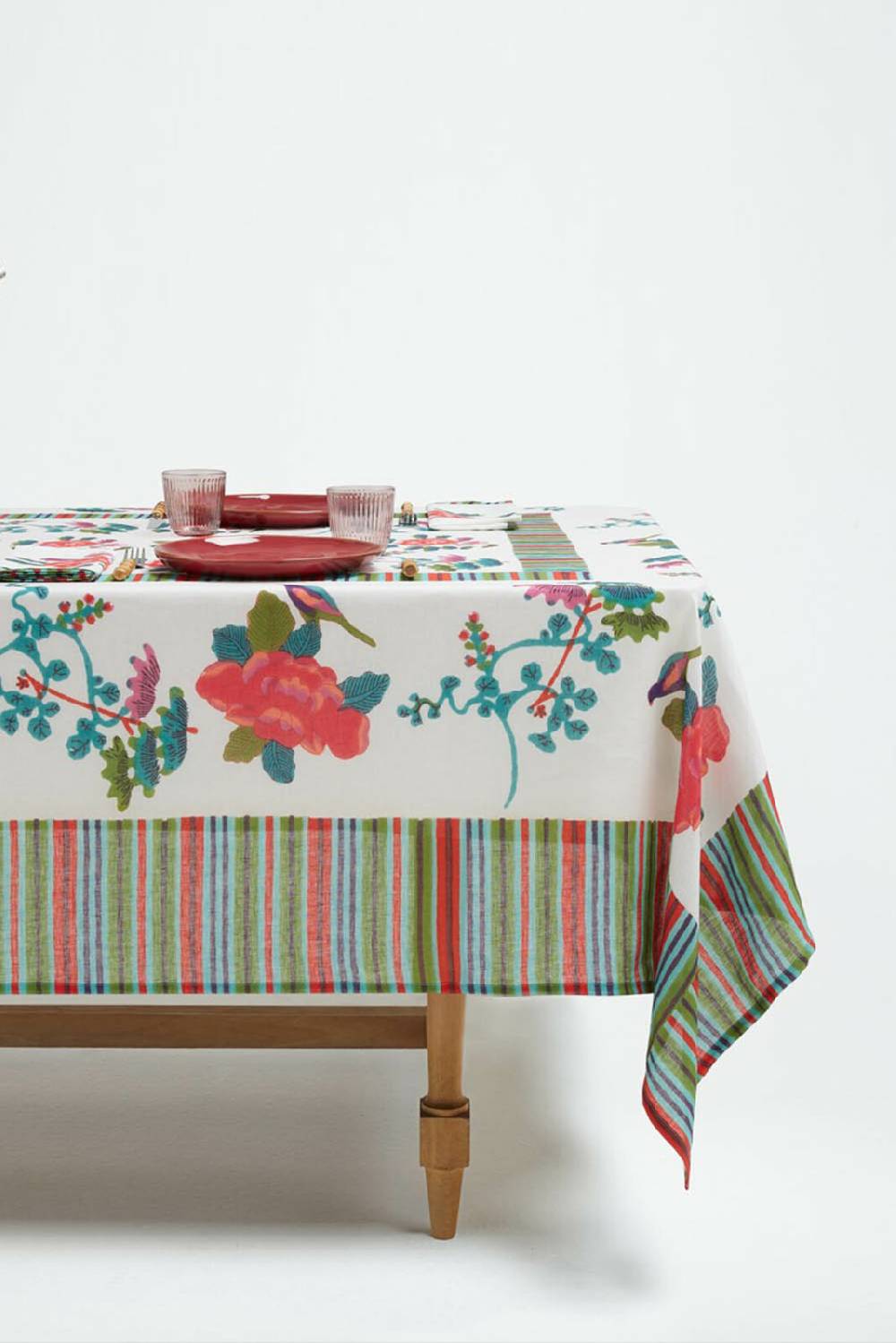 Lisa Corti Telo Lino 140x240cm Royal Palace White