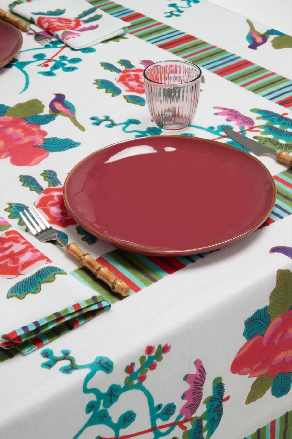 Lisa Corti Telo Lino 140x240cm Royal Palace White