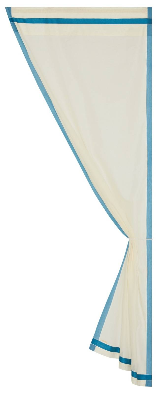 Lisa Corti tenda cotone 100x250cm bordo peacock