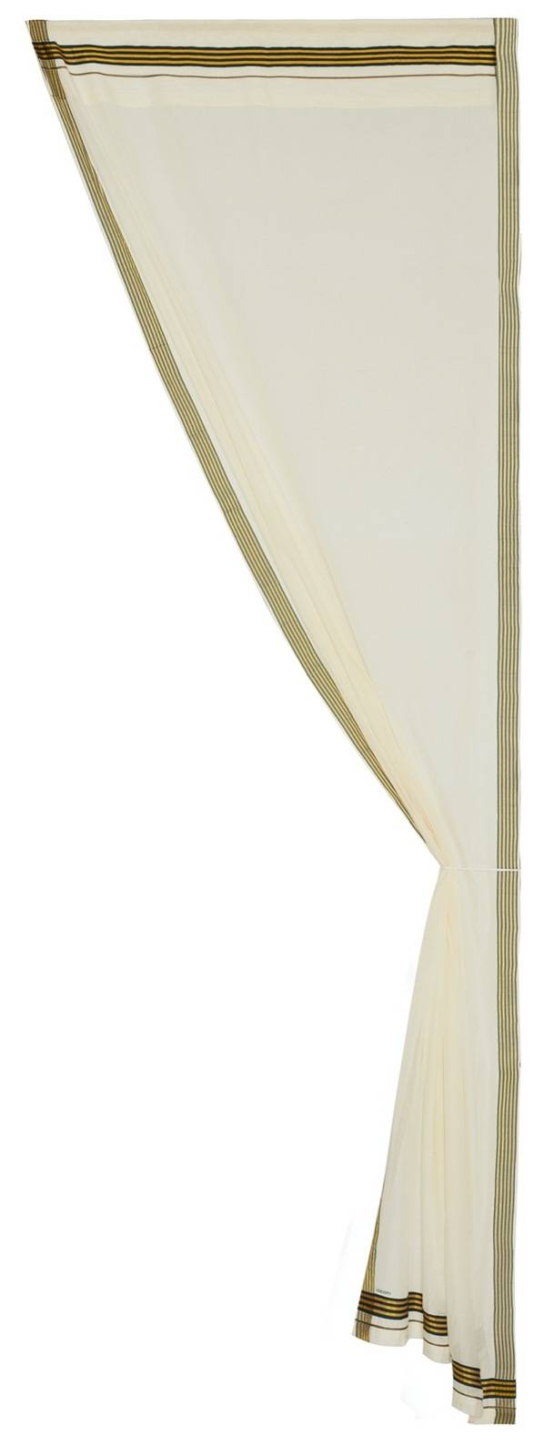 Lisa Corti tenda cotone 120x330cm bordo green gold