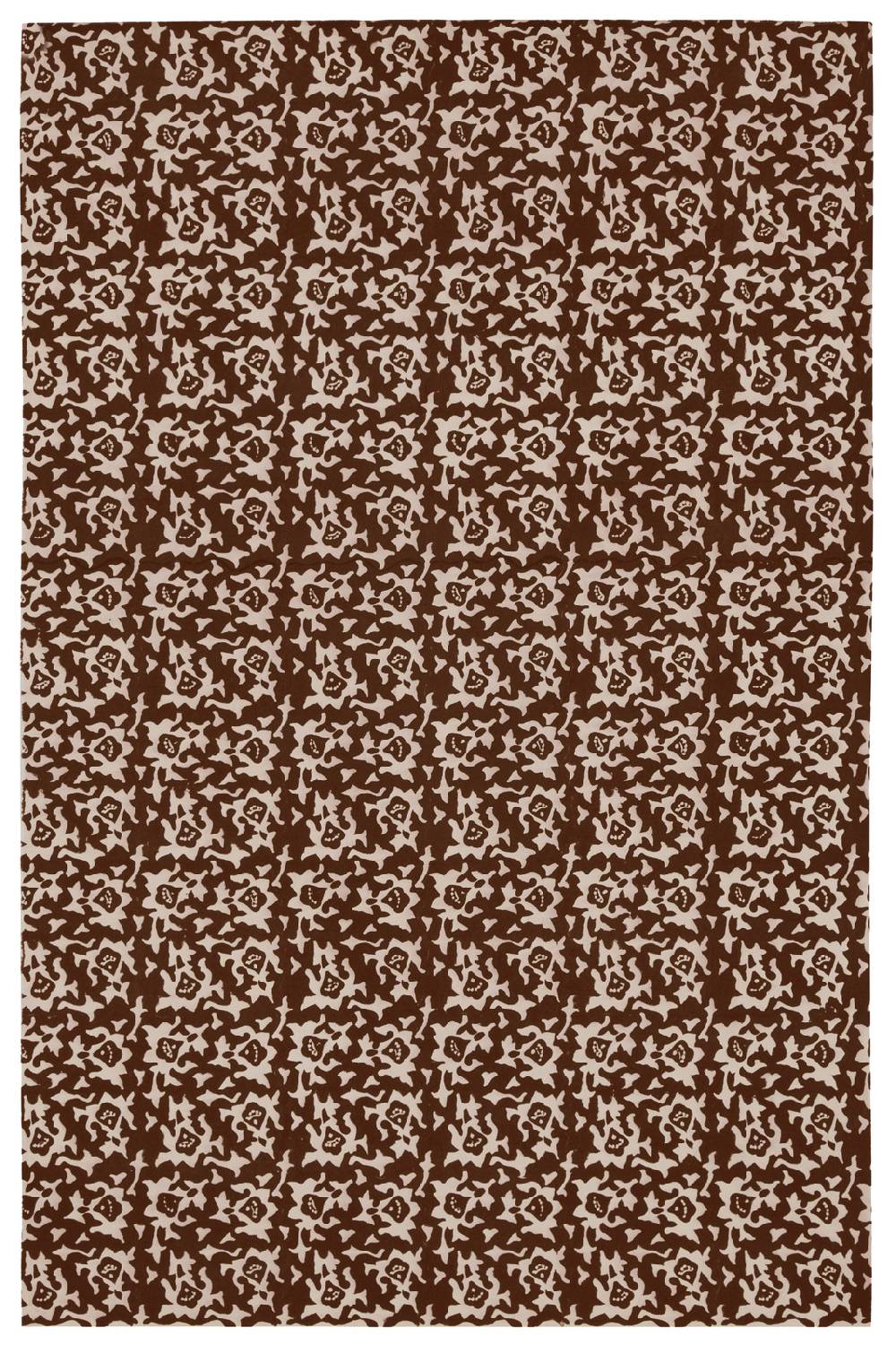 Lisa Corti Tessuto Arabesque Design Natural Coffee