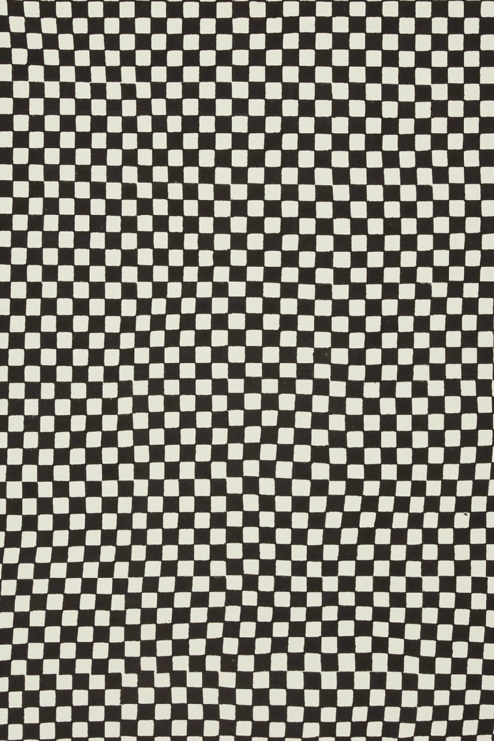 Lisa Corti Tessuto Big Check Black White