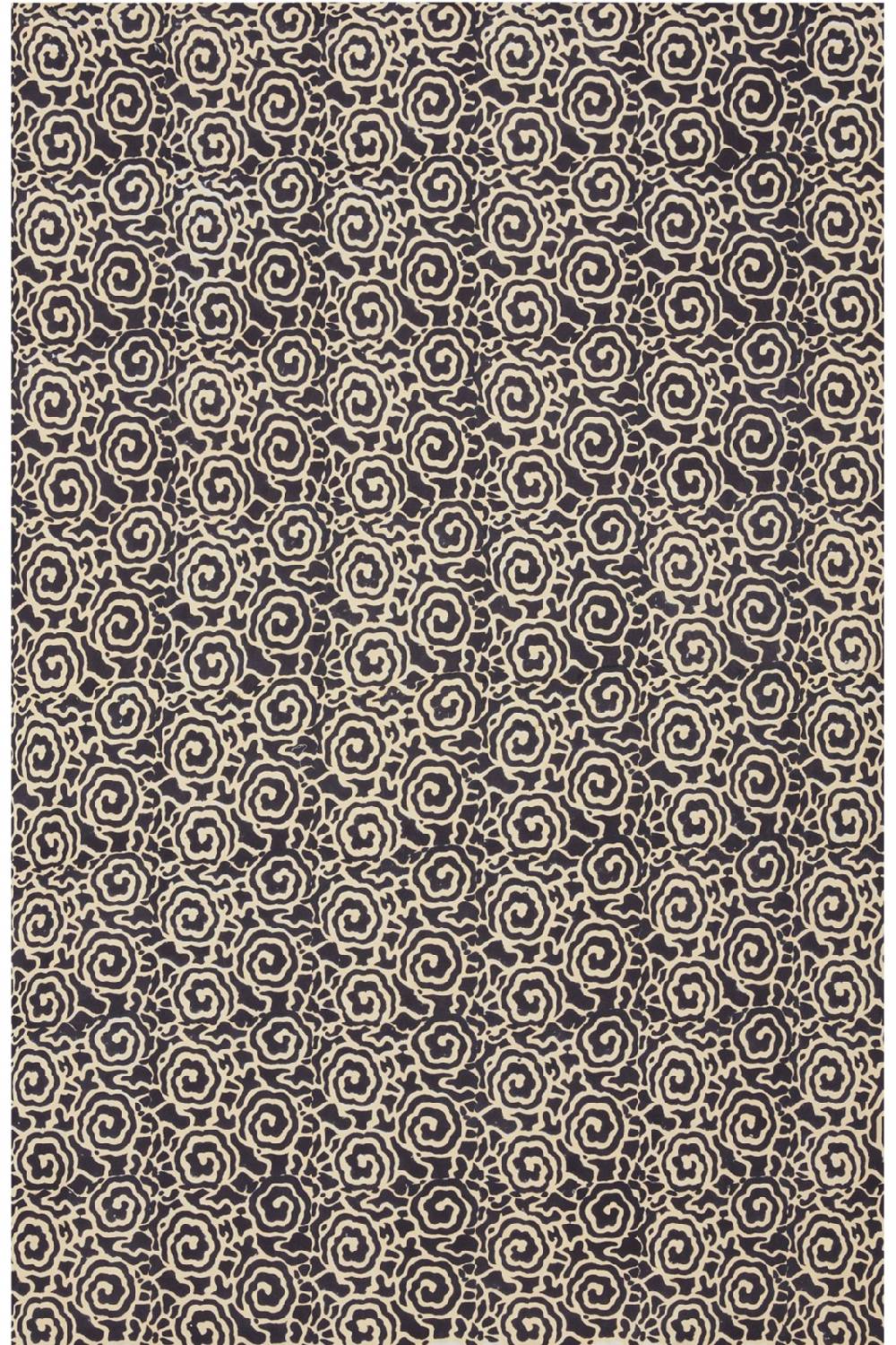 Lisa Corti Tessuto Spiral Black White