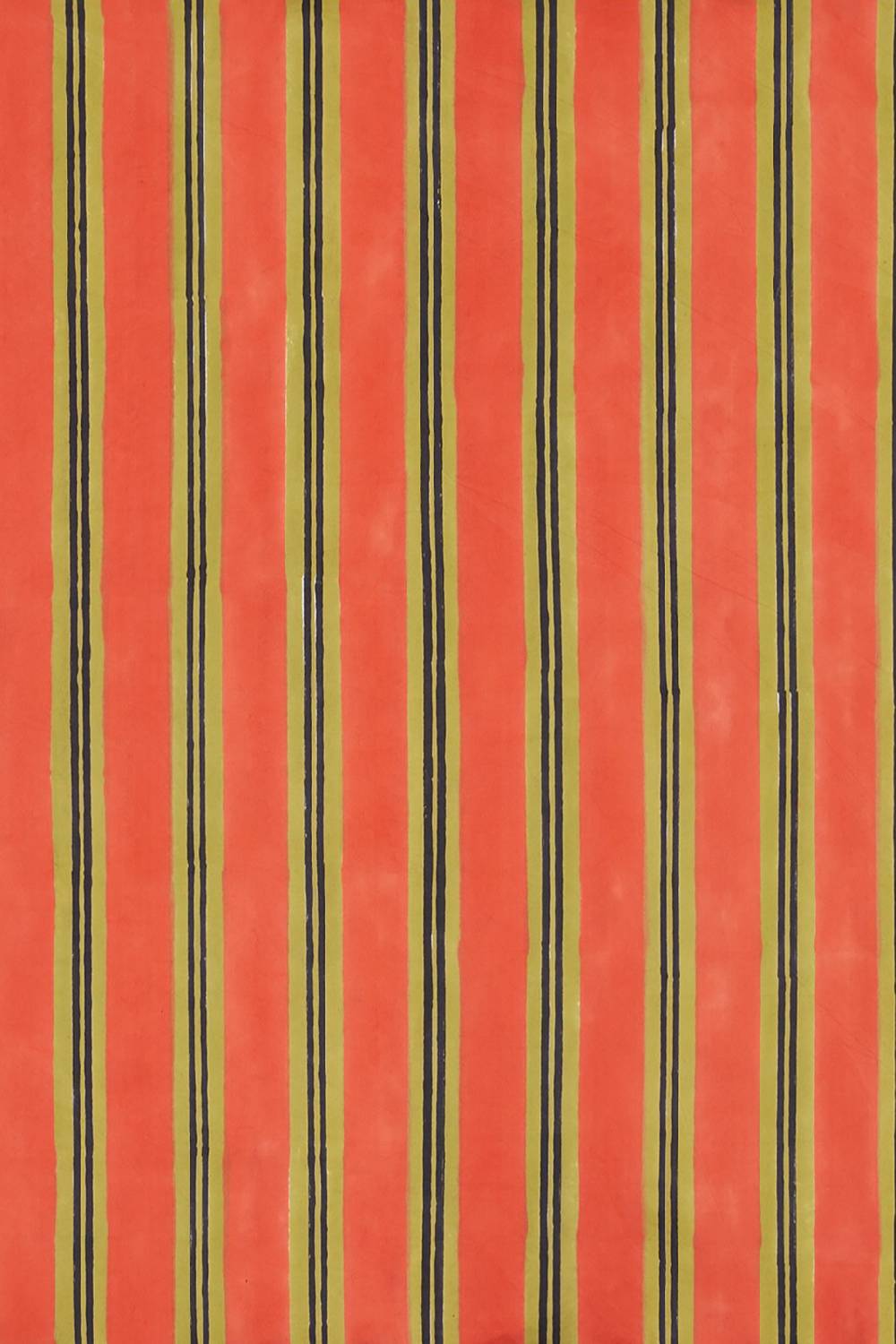 Lisa Corti tessuto triple stripes red black green