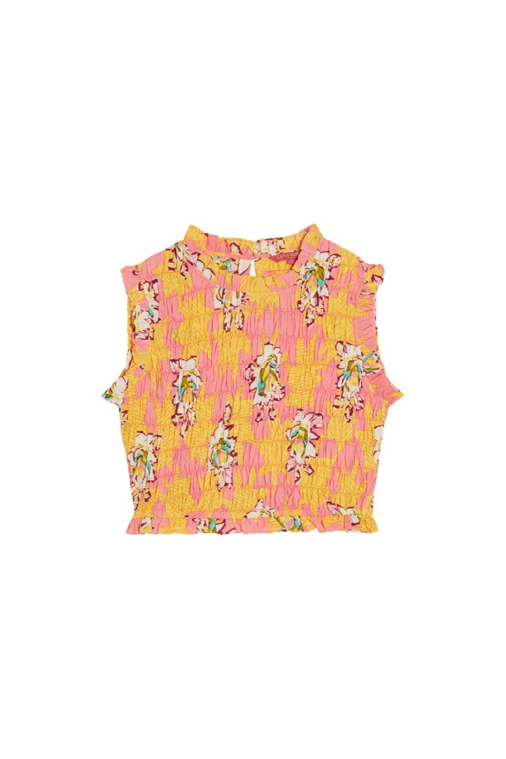 Lisa Corti Top Pineapple Star Flower Light Pink