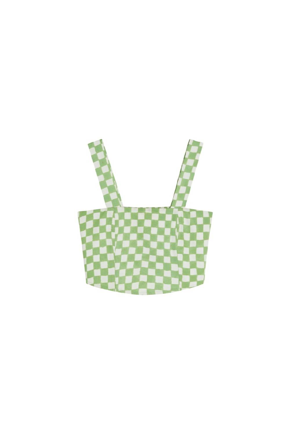 Lisa Corti Top Titli Checks Mint