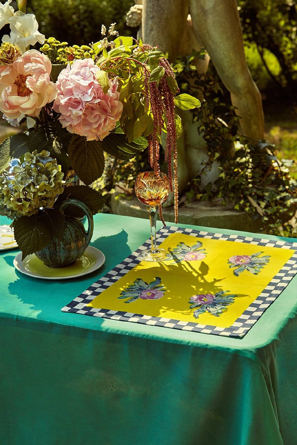 Lisa Corti Tovaglietta Cotone 35x48cm Tiles Yellow