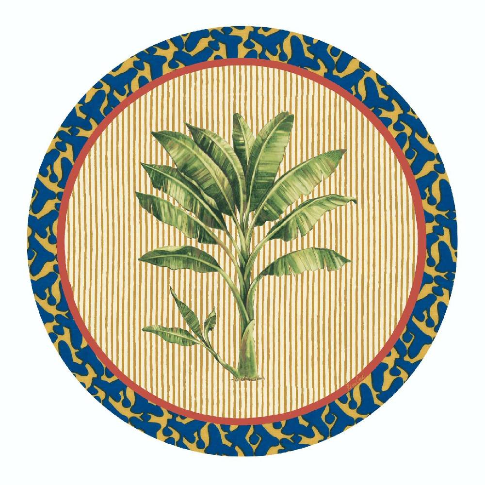 Lisa Corti tovaglietta rigida 34cm banano yellow